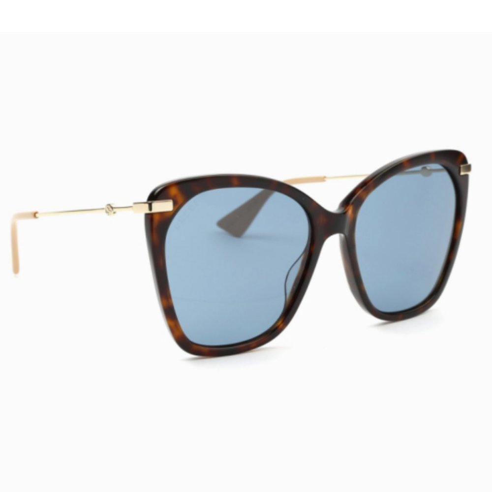 NWT Auc Gucci Blue Butterfly Sunglasses - Picture 6 of 13